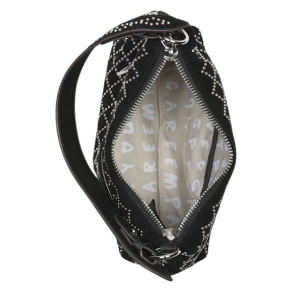 AIMEE KESTENBERG Suede Ava Novelty Convertible Shoulder Bag - Picture 3 of 4